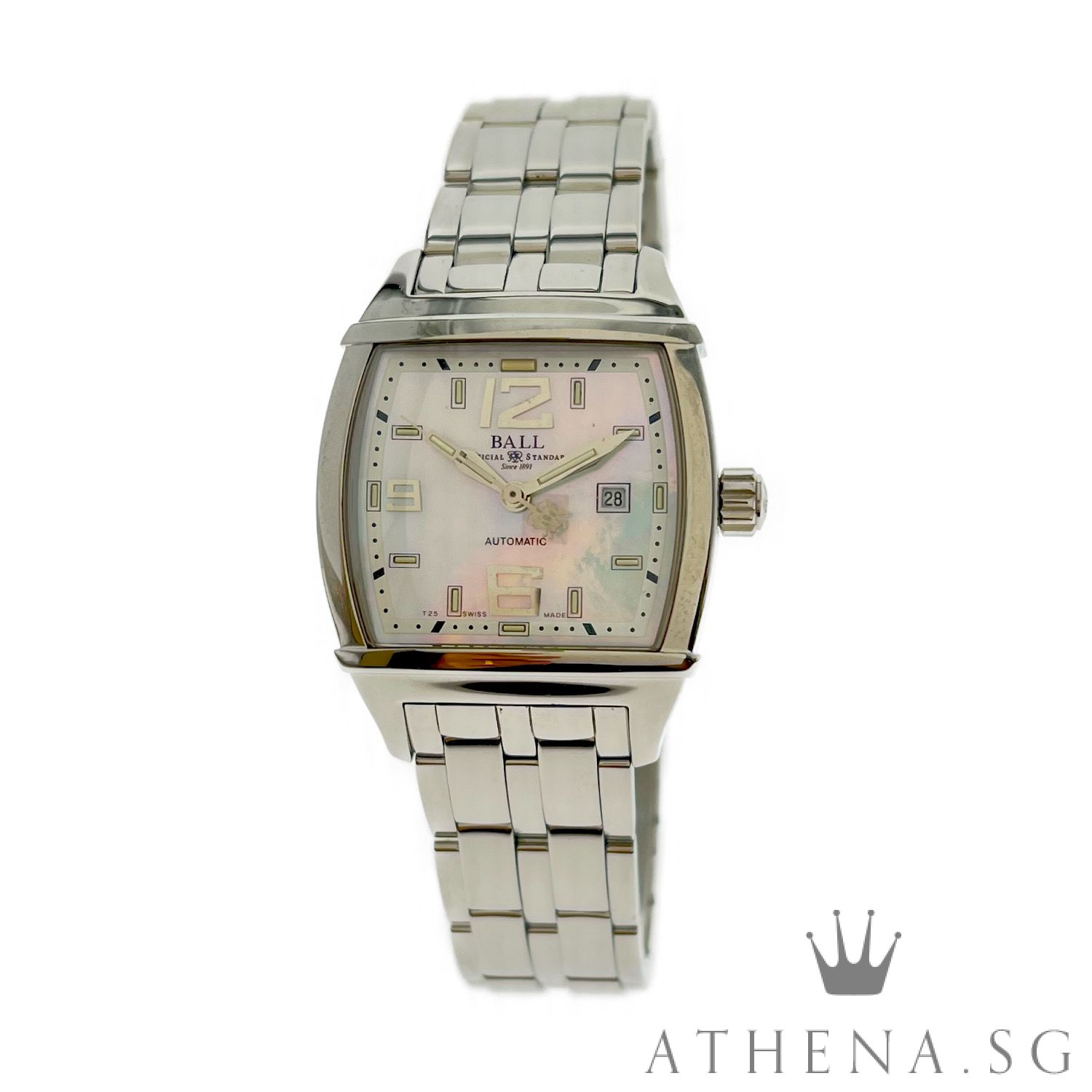 BALL LADIES CONDUCTOR TRANSCEBDENT AUTOMATIC "MOP DIAL" WITH BOX & CERT NL1068D