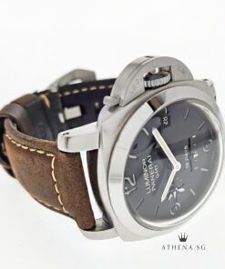 Alternative view of PANERAI LUMINOR 1950 10 DAYS GMT 44MM "K" SERIES "BLACK SANDWICH DIAL" WITH BOX & CERT PAM 270