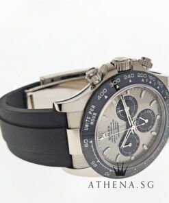 Alternative view of 18K WHITE GOLD ROLEX COSMOGRAPH DAYTONA OYSTERFLEX "AN" SERIES "SILVER PANDA DIAL" WITH BOX & CERT 116519LN (STILL UNDER AGENT WARRANTY)