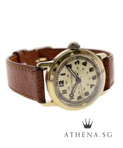 Alternative view of COLLECTIBLE!! GOLD WITTNAUER VINTAGE  MILITARY STYLE WATCH