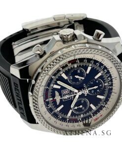 Alternative view of BREITLING BENTLEY 6.75 CHRONOGRAPH AUTOMATIC " BLACK DIAL" WITH BOX & CERT A44362