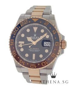 UNWORN!! ROLEX EVEROSE ROLESOR OYSTER PERPETUAL GMT-MASTER II CERAMIC “ROOTBEER” WITH BOX & CERT DATED 05/2023 (STILL UNDER AGENT WARRANTY) 126711CHNR