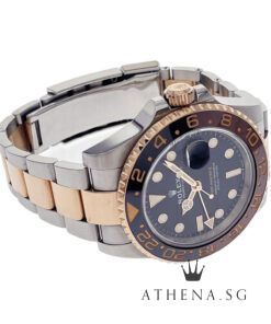 Alternative view of UNWORN!! ROLEX EVEROSE ROLESOR OYSTER PERPETUAL GMT-MASTER II CERAMIC “ROOTBEER” WITH BOX & CERT DATED 05/2023 (STILL UNDER AGENT WARRANTY) 126711CHNR