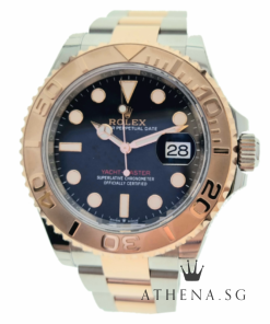 UNWORN!! ROLEX EVEROSE ROLESOR MEN OYSTER PERPETUAL DATE YACHT MASTER 40 "BLACK DIAL" WITH BOX & CERT DATED 05/2023 (STILL UNDER AGENT WARRANTY) 126621
