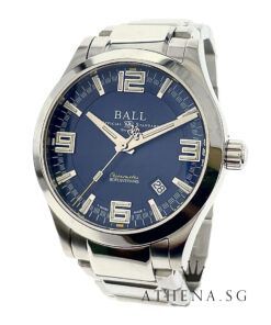 BALL ENGINEER M CHALLENGER AUTOMATIC "BLUE DIAL" LIMITED EDITION OF 1000 PIECES WITH BOX, CERT & STILL UNDER AGENT WARRANTY NM2032C (40MM) LOCAL AD