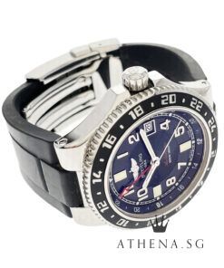 Alternative view of BREITLING SUPEROCEAN AUTOMATIC GMT WITH TRAVEL POUCH & CERT DATED 2013 A32380