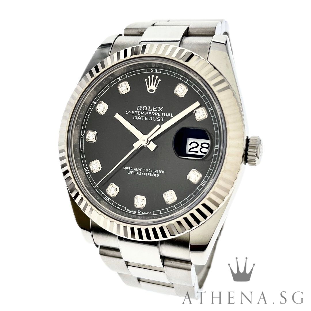 ROLEX MENS OYSTER PERPETUAL DATEJUST 41