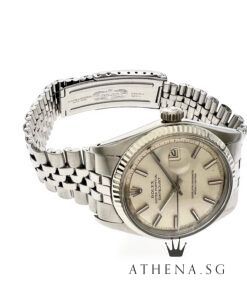 Alternative view of VINTAGE ROLEX  MENS OYSTER PERPETUAL DATEJUST "SILVER DIAL" (WATCH ONLY) 1601