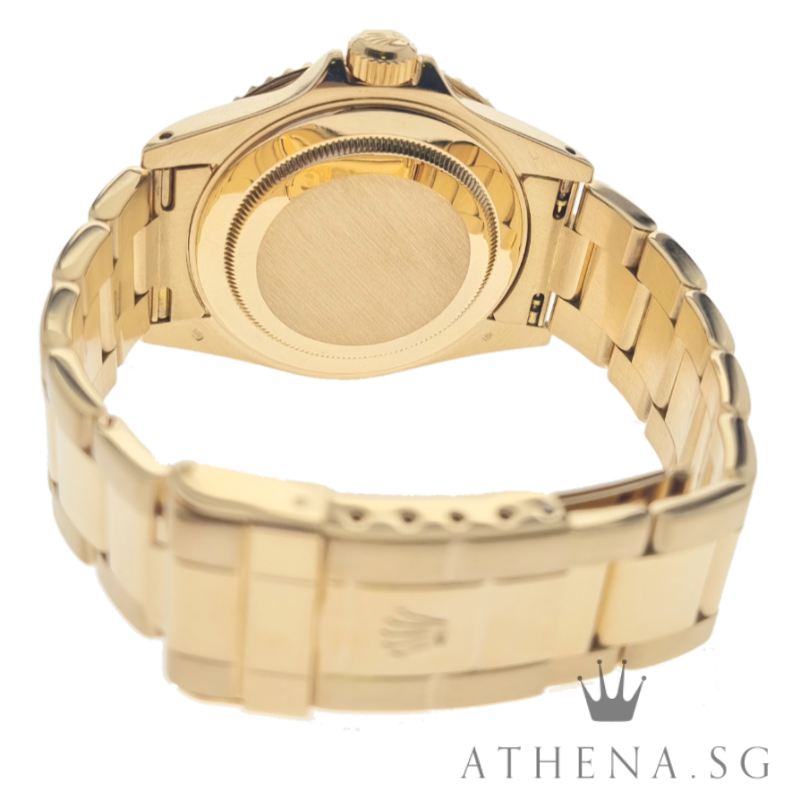 ROLEX 18K YELLOW GOLD ROLESOR YACHT-MASTER 40MM "X" SERIES "WHITE DIAL" (WATCH ONLY) 16628 - Image 3