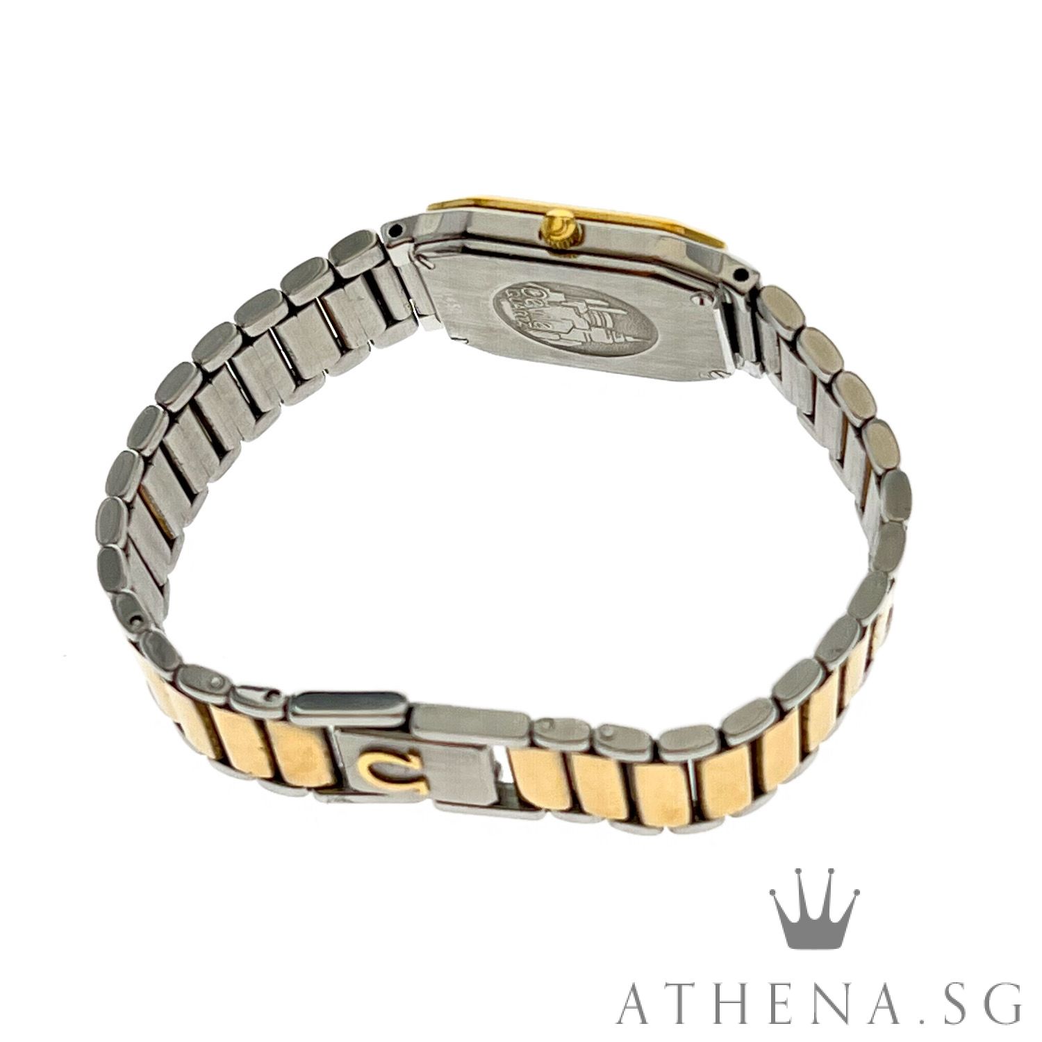 VINTAGE OMEGA LADIES DE-VILLE QUARTZ "CHAMPAGNE DIAL" - Image 3