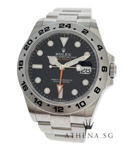 UNWORN!! ROLEX OYSTER PERPETUAL DATE EXPLORER II "AN" SERIES "BLACK DIAL" WITH BOX & CERT DATED (04/2024) (STILL UNDER ROLEX WARRANTY) 226570