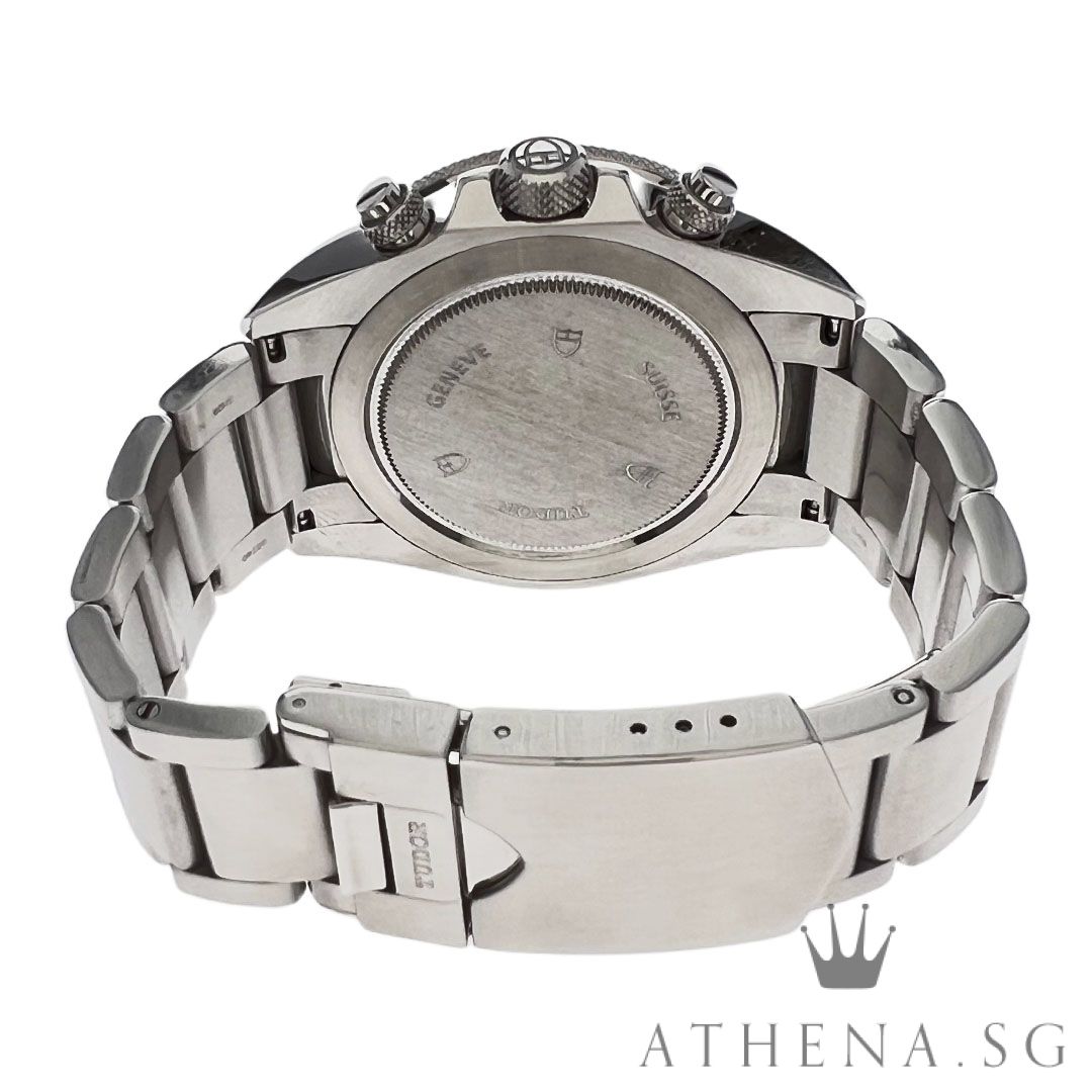 LIKE NEW!! TUDOR HERITAGE CHRONO BLUE "OPALINE DIAL" WITH BOX & CERT DATED 2018 M70330B - 0004 - Image 3