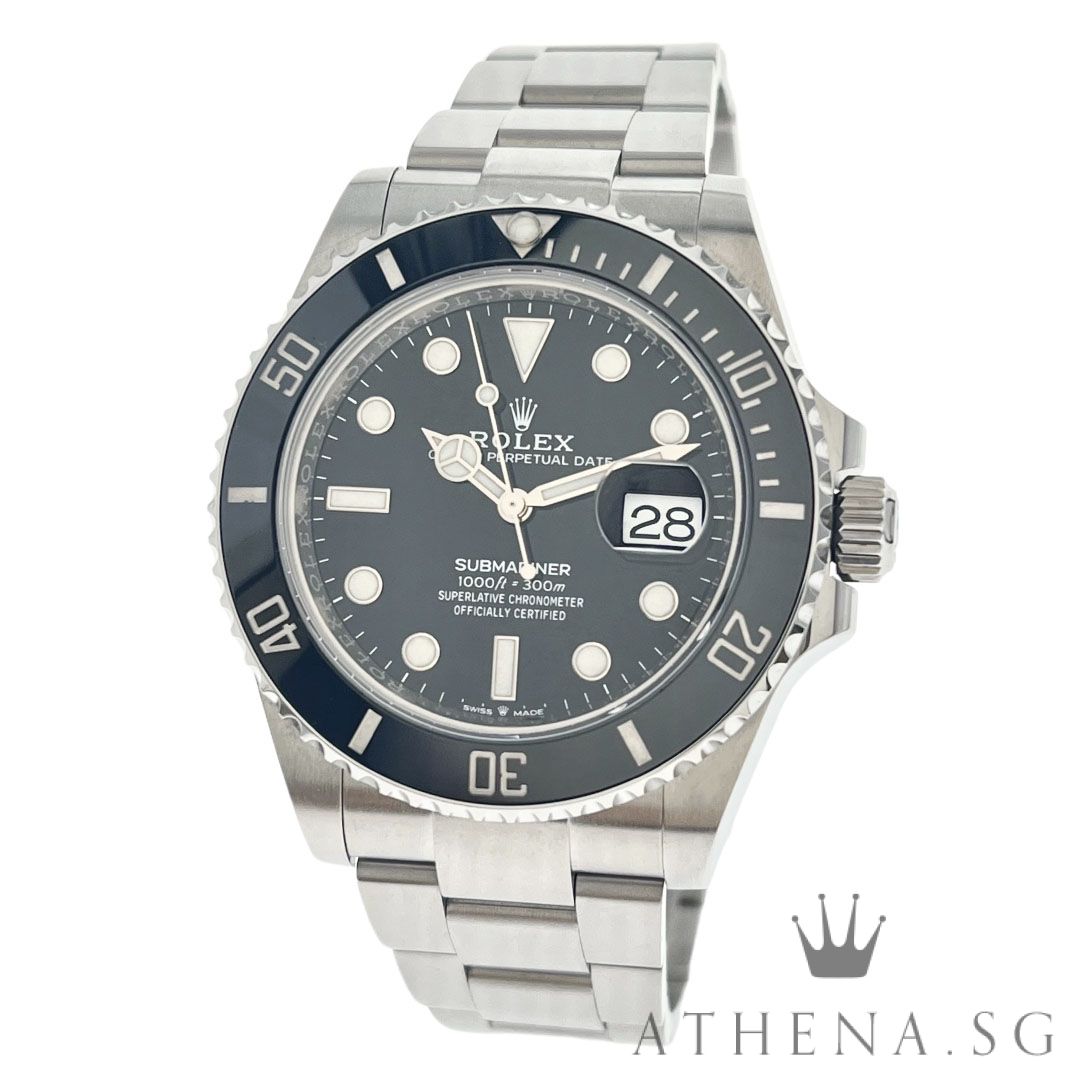 UNWORN!! ROLEX OYSTER PERPETUAL DATE SUBMARINER 41MM "BLACK DIAL" WITH BOX & CERT DATED (09/2026) (STILL UNDER AGENT WARRANTY) 126610LN