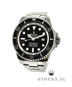 LIKE NEW!! ROLEX OYSTER PERPETUAL DATE DEEPSEA "AN" SERIES "BLACK LUMINESCENT DIAL" WITH BOX & CERT DATED 2021 (STILL UNDER AGENT WARRANTY) 126660