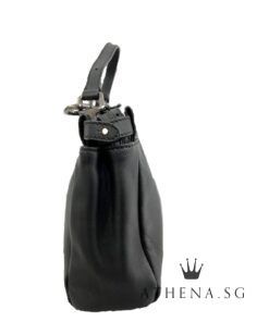 Alternative view of FENDI PEEKABOO SMALL LEATHER BAG