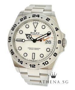 UNWORN!! ROLEX OYSTER PERPETUAL DATE EXPLORER II "AN" SERIES "WHITE POLAR DIAL" WITH BOX & CERT DATED (12/2024) (STILL UNDER AGENT WARRANTY) 226570