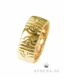 Alternative view of 18K YG BVLGARI RING 14.65G [SIZE 14] [NETT $2,600.00]