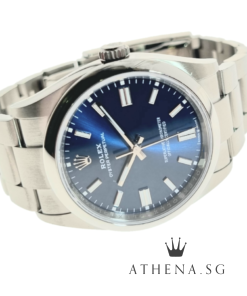 Alternative view of UNWORN!! ROLEX OYSTER PERPETUAL 36 "AN" SERIES "BRIGHT BLUE DIAL" WITH BOX & CERT DATED (10/2024) (UNDER AGENT WARRANTY) 126000