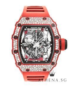 Alternative view of LIKE NEW!! RICHARD MILLE RM 35-02 QTPT RAFA DIAMONDS WITH BOX & CERT DATED 2019 (STILL UNDER AGENT WARRANTY) RM35-02