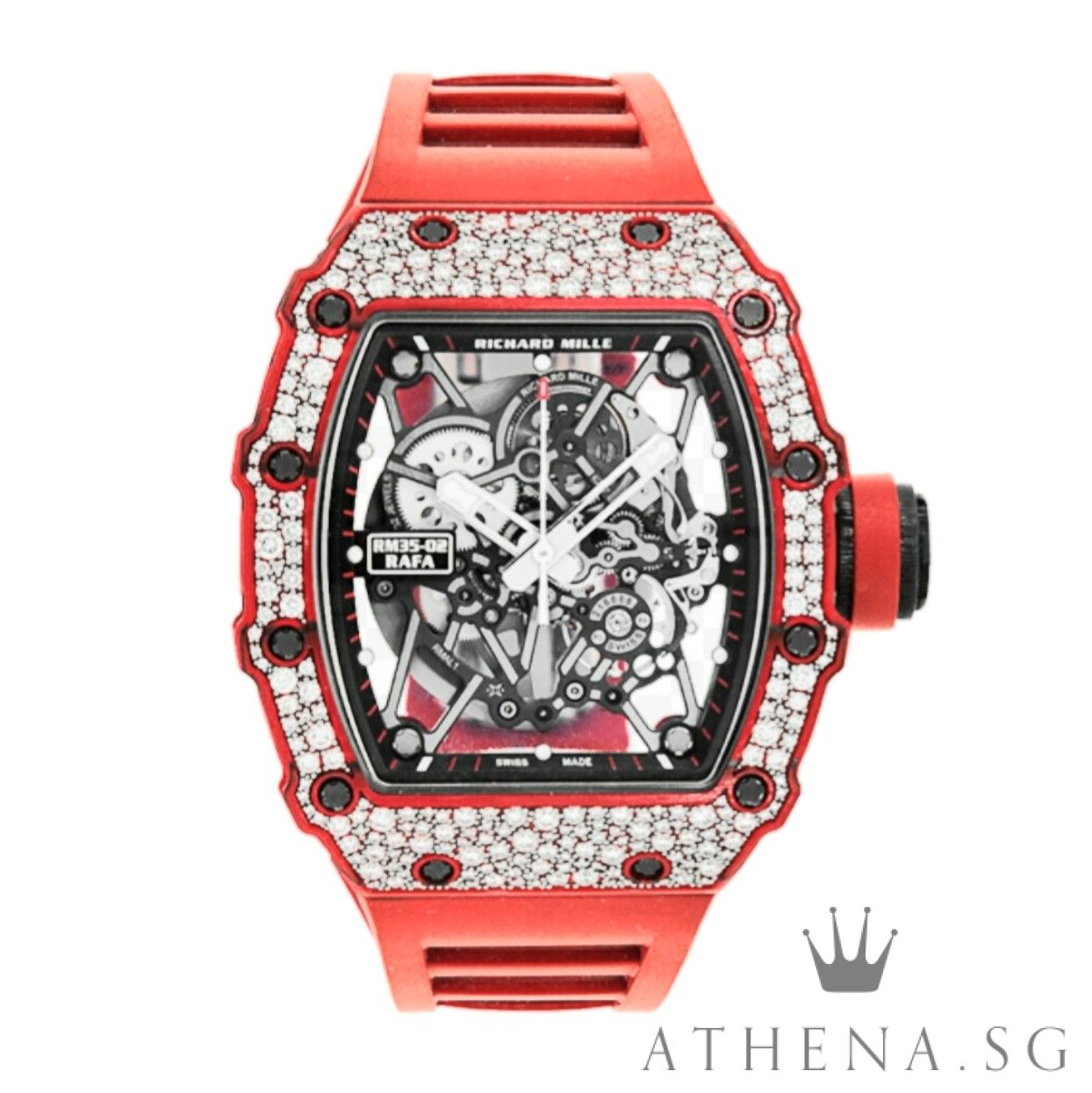 LIKE NEW!! RICHARD MILLE RM 35-02 QTPT RAFA DIAMONDS WITH BOX & CERT DATED 2019 (STILL UNDER AGENT WARRANTY) RM35-02 - Image 2