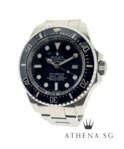 ROLEX OYSTER PERPETUAL DATE DEEPSEA 44MM "AN" SERIES "BLACK DIAL" WITH BOX & CERT DATED 03/2014 116660