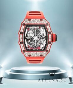 LIKE NEW!! RICHARD MILLE RM 35-02 QTPT RAFA DIAMONDS WITH BOX & CERT DATED 2019 (STILL UNDER AGENT WARRANTY) RM35-02