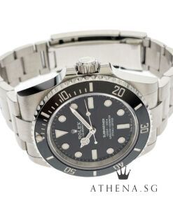 Alternative view of UNWORN!! ROLEX OYSTER PERPETUAL SUBMARINER NO DATE 41MM CERAMIC WITH BOX & CERT DATED (10/2024) (STILL UNDER AGENT WARRANTY) 124060LN