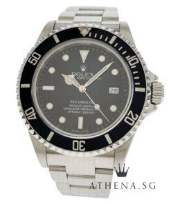 ROLEX OYSTER PERPETUAL DATE SEA-DWELLER "D" SERIES "BLACK DIAL" WITH BOX & CERT DATED 03/2006 16600