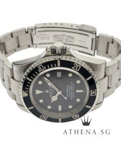 Alternative view of ROLEX OYSTER PERPETUAL DATE SEA-DWELLER "D" SERIES "BLACK DIAL" WITH BOX & CERT DATED 03/2006 16600