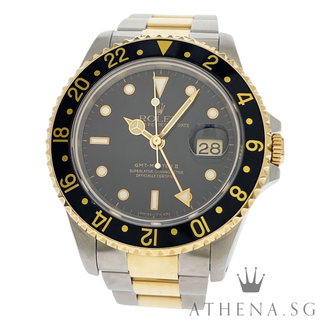 ROLEX YELLOW ROLESOR OYSTER PERPETUAL GMT-MASTER II  "X" SERIES (WATCH ONLY) 16713