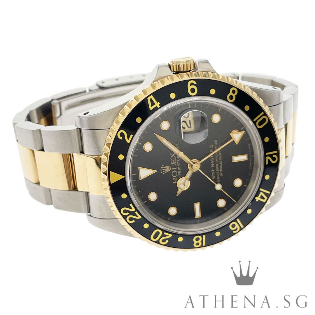 ROLEX YELLOW ROLESOR OYSTER PERPETUAL GMT-MASTER II  "X" SERIES (WATCH ONLY) 16713 - Image 2