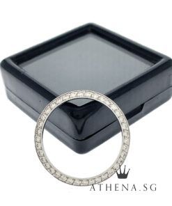 18K WHITE GOLD DIAMOND BEZEL 26MM