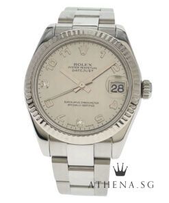 ROLEX MID SIZE OYSTER PERPETUAL DATEJUST 31 "Z" SERIES "MOP ARABIC DIAL" (WATCH ONLY) 178274
