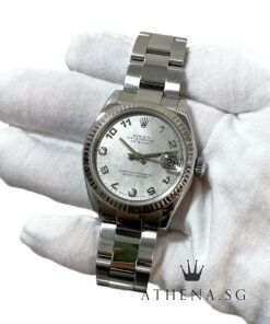 Alternative view of ROLEX MID SIZE OYSTER PERPETUAL DATEJUST 31 "Z" SERIES "MOP ARABIC DIAL" (WATCH ONLY) 178274