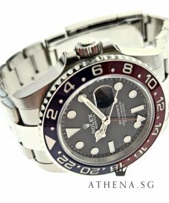 Alternative view of LIKE NEW!! ROLEX OYSTER PERPETUAL DATE GMT MASTER II CERAMIC 40MM "PEPSI" "AN" SERIES WITH BOX & CERT DATED 04/2022 (STILL UNDER AGENT WARRANTY) 126710BLRO