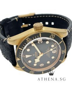 Alternative view of UNWORN!! TUDOR BLACK BAY BRONZE 43MM "BLACK DIAL" WITH BOX & CERT DATED (08/2023) (STILL UNDER AGENT WARRANTY) 79250BA
