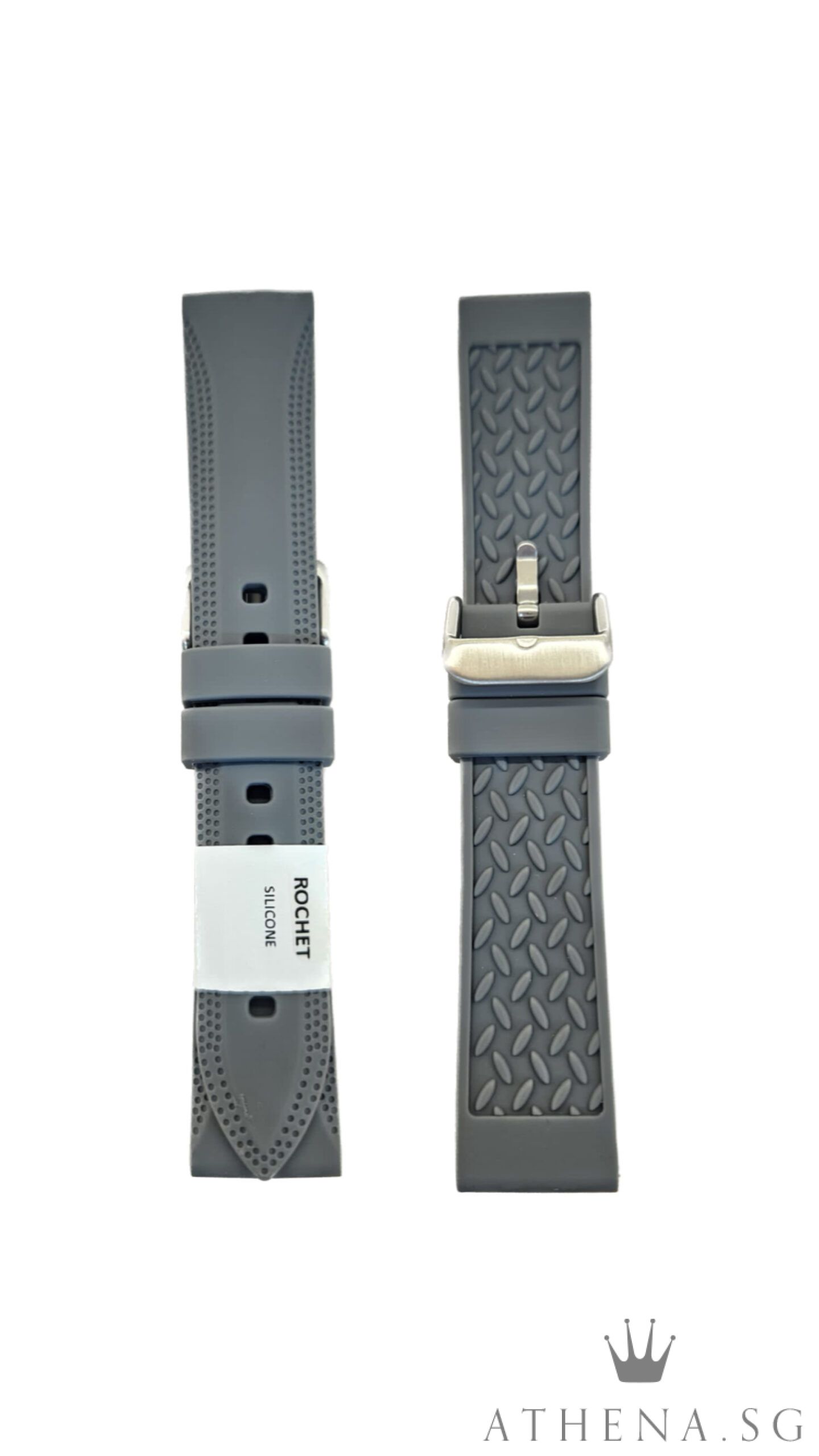 ZRC ROCHET RUBBER STRAPS (RED/NAVY BLUE/OLIVE GREEN/ORANGE/BLACK/GREY/WHITE) - Image 3