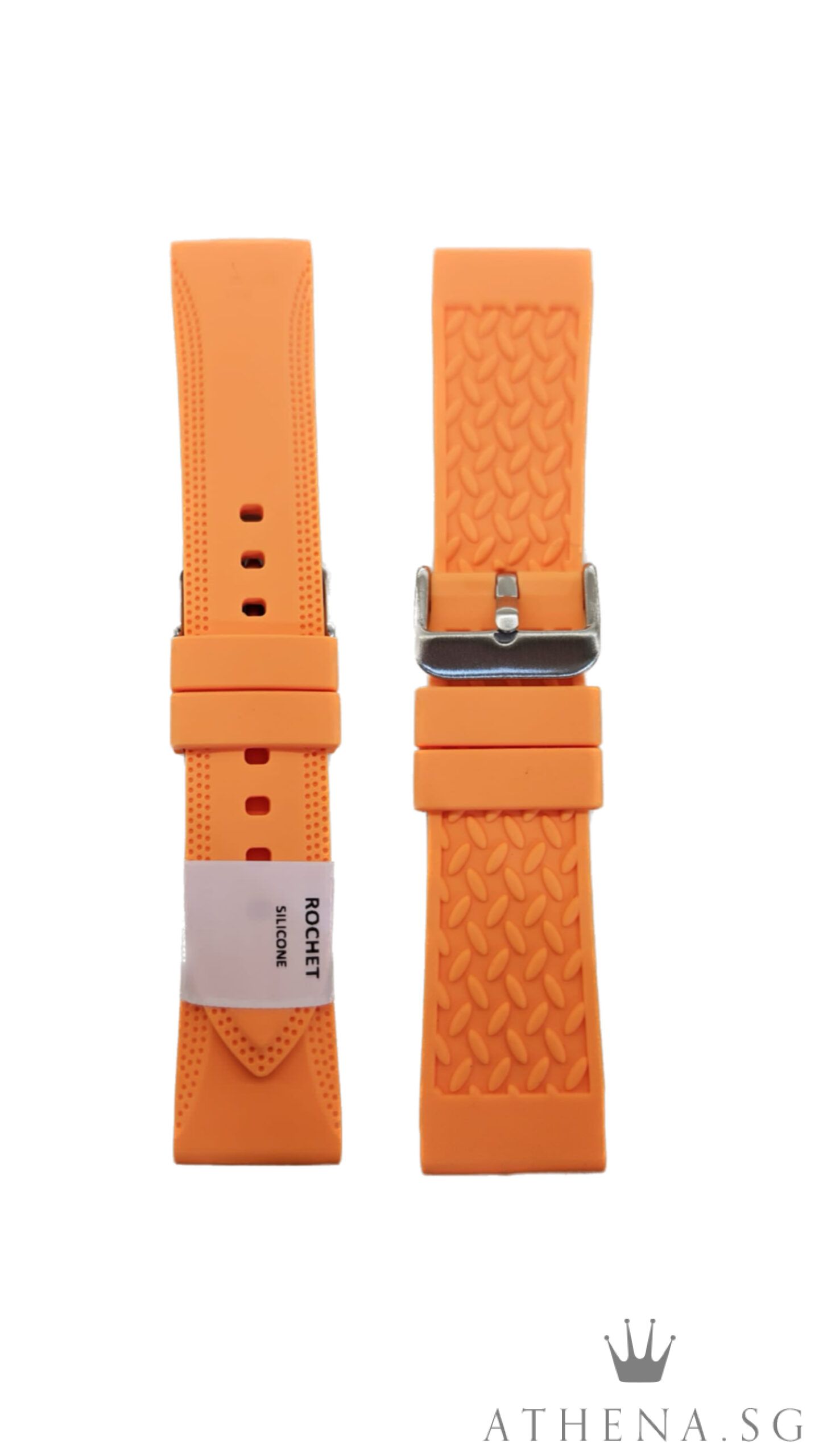 ZRC ROCHET RUBBER STRAPS (RED/NAVY BLUE/OLIVE GREEN/ORANGE/BLACK/GREY/WHITE) - Image 6