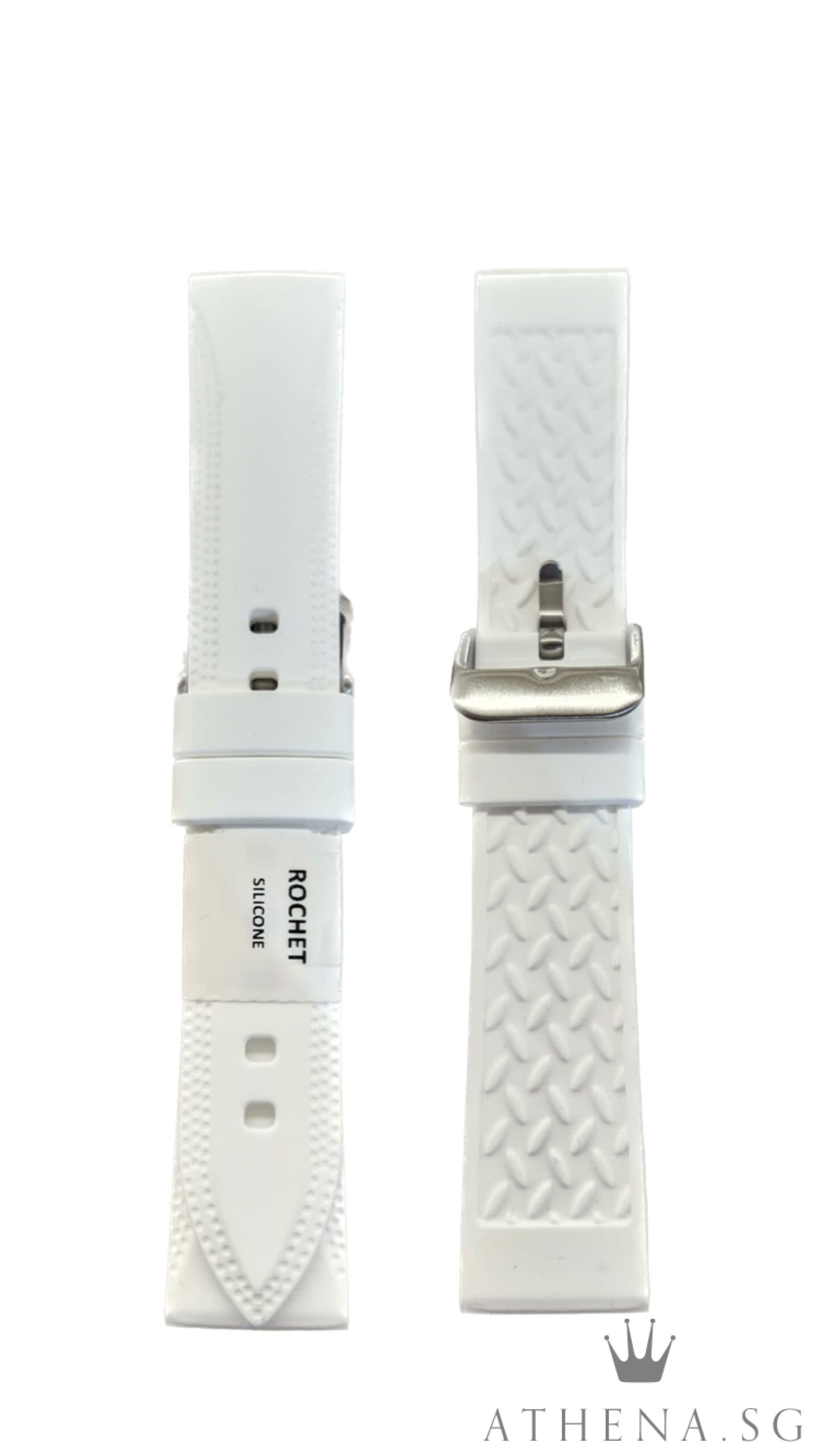 ZRC ROCHET RUBBER STRAPS (RED/NAVY BLUE/OLIVE GREEN/ORANGE/BLACK/GREY/WHITE) - Image 8