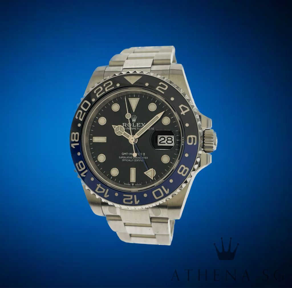 PRE-ORDER!!! CALL FOR PRICING!! UNWORN!! ROLEX OYSTER PERPETUAL DATE GMT MASTER II CERAMIC "BATMAN" "AN" SERIES WITH BOX & CERT (STILL UNDER AGENT WARRANTY) 126710BLNR