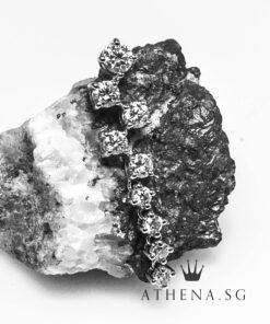 18K WG DIAMOND PENDANT D9-0.65CTS 1.24G