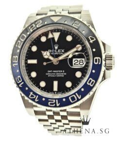 UNWORN!! ROLEX OYSTER PERPETUAL DATE GMT MASTER II CERAMIC "AN" SERIES "BATGIRL" WITH BOX & CERT DATED 04/2024 (STILL UNDER AGENT WARRANTY) 126710BLNR