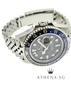 Alternative view of UNWORN!! ROLEX OYSTER PERPETUAL DATE GMT MASTER II CERAMIC "AN" SERIES "BATGIRL" WITH BOX & CERT DATED 04/2024 (STILL UNDER AGENT WARRANTY) 126710BLNR