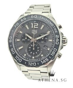 LIKE NEW!! TAG HEUER FORMULA 1 CHRONOGRAPH QUARTZ 43MM WITH BOX & CERT DATED 11/2022 (STILL UNDER AGENT WARRANTY) CAZ1011.BA0842