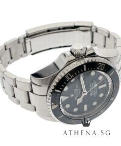 Alternative view of ROLEX OYSTER PERPETUAL DATE DEEPSEA 44MM "AN" SERIES "BLACK DIAL" WITH BOX & CERT DATED (10/2013) 116660