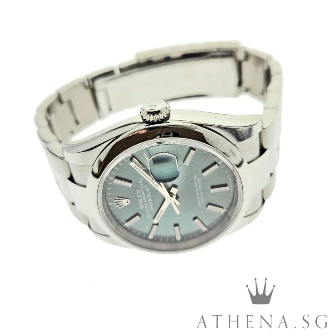 UNWORN!! ROLEX MENS OYSTER PERPETUAL DATEJUST 36 "AN" SERIES "MINT GREEN INDEX DIAL" WITH BOX & CERT DATED 11/2025 (UNDER AGENT WARRANTY) 126200 - Image 2