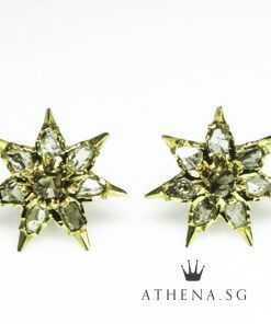 Alternative view of 20K YG ANTIQUE DESIGN INTAN EARSTUD 4.05G