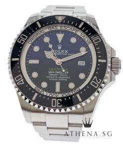 ROLEX OYSTER PERPETUAL DATE DEEPSEA "AN" SERIES "D-BLUE DIAL" WITH BOX & CERT DATED (01/2019) 126660