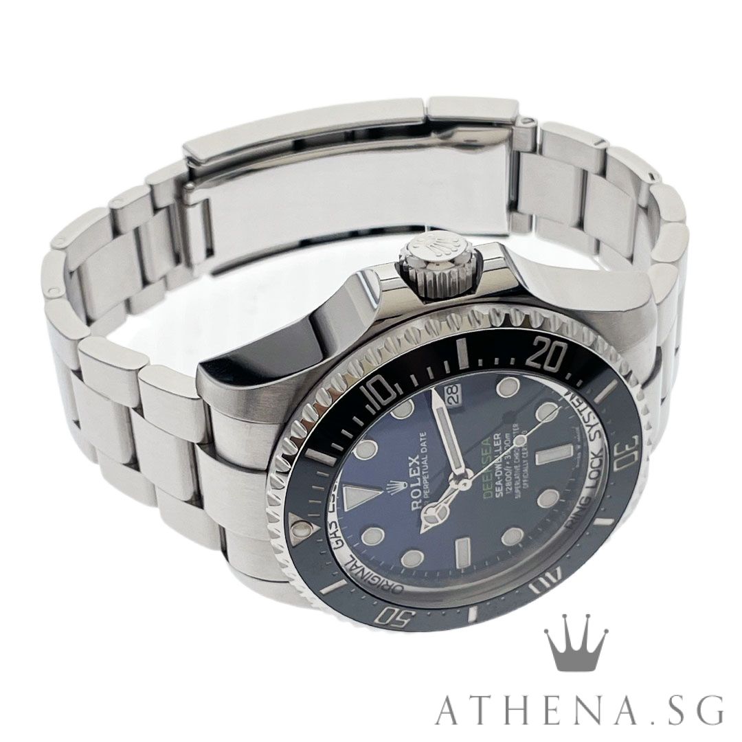 ROLEX OYSTER PERPETUAL DATE DEEPSEA "AN" SERIES "D-BLUE DIAL" WITH BOX & CERT DATED (01/2019) 126660 - Image 2
