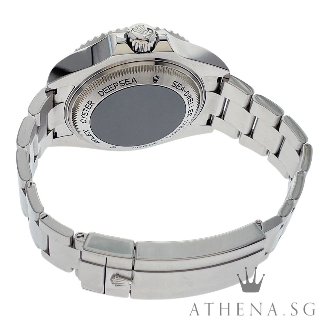 ROLEX OYSTER PERPETUAL DATE DEEPSEA "AN" SERIES "D-BLUE DIAL" WITH BOX & CERT DATED (01/2019) 126660 - Image 3